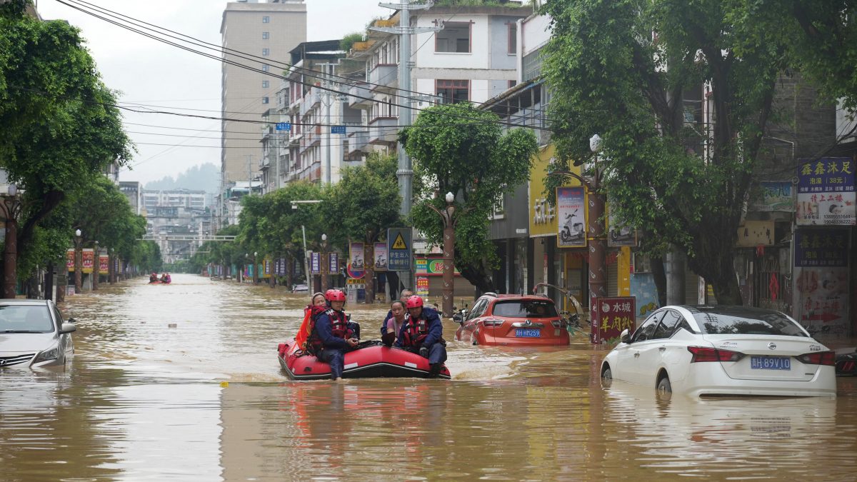 Over 40,000 evacuated as China’s Guizhou Province battles devastating floods