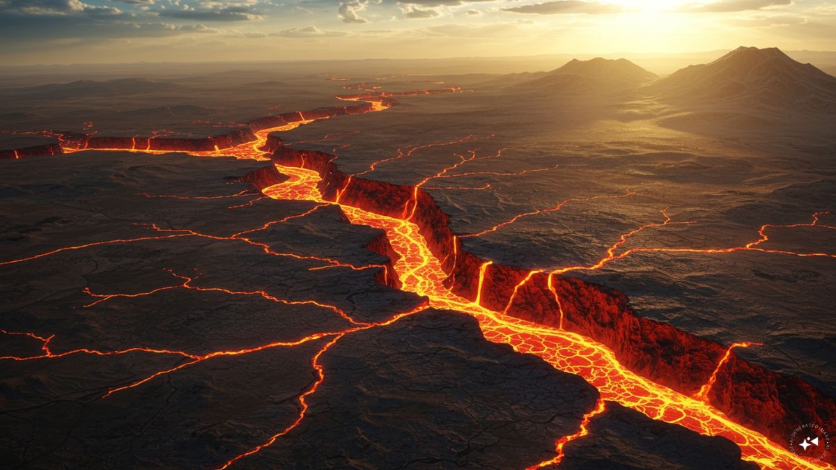 The pulse is caused by molten magma pushing against the Earth’s crust from below. AI Generated/Representational Image
The pulse is caused by molten magma pushing against the Earth’s crust from below. AI Generated/Representational Image