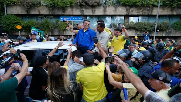 Supporters of Brazil's ex-President Jair Bolsonaro hold mass protest in Sao Paulo