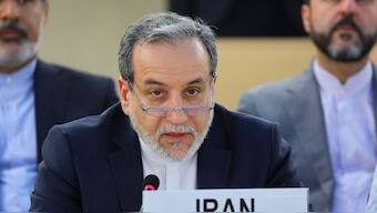 Iran's Foreign Minister Abbas Araghchi addresses a special session of the Human Rights Council at the United Nations in Geneva, Switzerland, June 20, 2025. File Image/Reuters