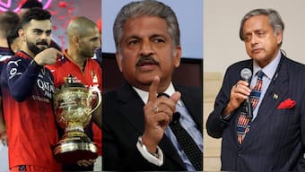 Virat Kohli received praise from celebrities of different fields for his loyalty towards RCB as they won IPL 2025. Images: Reuters/PTI
