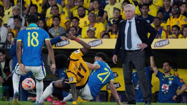 Carlo Ancelotti's tenure as Brazil coach off to a lacklustre start with goalless draw against Ecuador