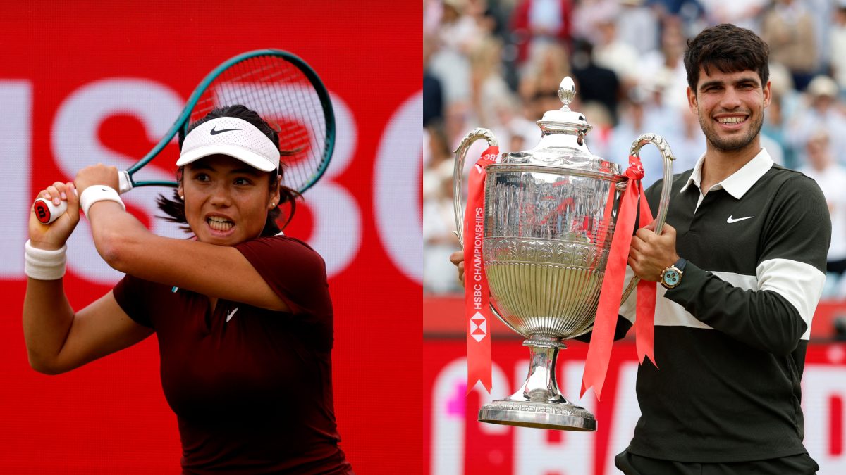 Emma Raducanu speaks on dating rumours with Carlos Alcaraz. Images: Reuters Emma Raducanu speaks on dating rumours with Carlos Alcaraz. Images: Reuters