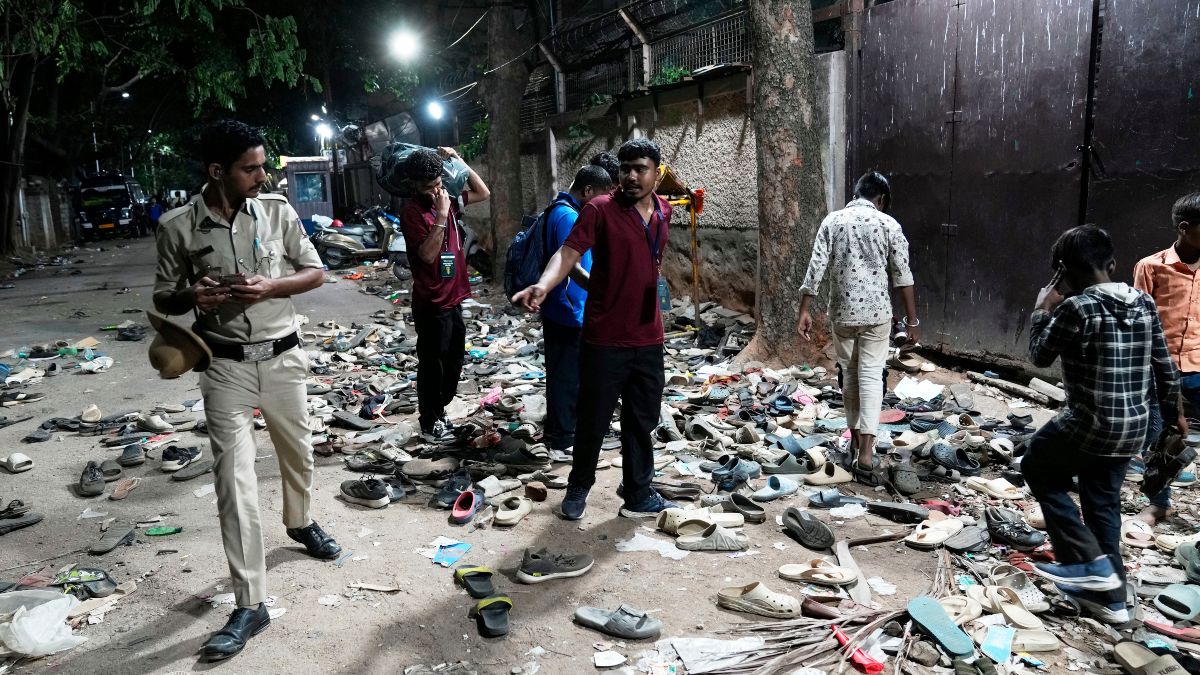 The stampede at the M Chinnaswamy Stadium in Bengaluru on Wednesday left 11 dead and several more injured. AP The stampede at the M Chinnaswamy Stadium in Bengaluru on Wednesday left 11 dead and several more injured. AP