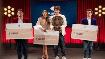 No Freestyle Chess Tour in India means the Indian fans won't be able to see D Gukesh take on Magnus Carlsen at home. Image: Freestyle Chess on X
