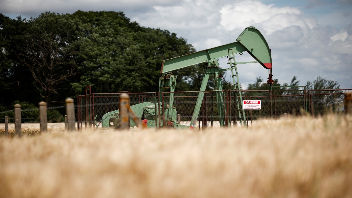 A pumpjack operates at the Vermilion Energy site in Trigueres, France, on June 14, 2024. Reuters File A pumpjack operates at the Vermilion Energy site in Trigueres, France, on June 14, 2024. Reuters File