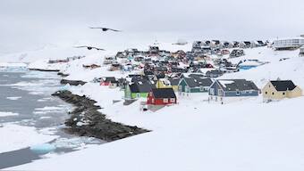 A view of the old city of Nuuk, Greenland, March 29, 2025. Reuters File