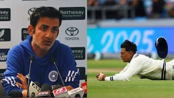 Gautam Gambhir decided against making a big issues out of Yashasvi Jaiswal dropping multiple catches in Headingley Test. Images: BCCI/Reuters