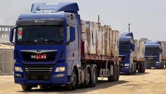The US and Israel-backed Gaza Humanitarian Foundation began delivering aid to Gaza last month. Reuters File