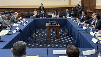 US Congressman Brad Sherman speaks to Pakistani delegation led by Bilawal Bhutto in the US. X - @BradSherman