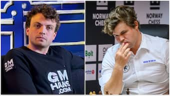 Hans Niemann will take on Magnus Carlsen at Las Vegas Freestyle Chess. Image: Reuters/Norway Chess