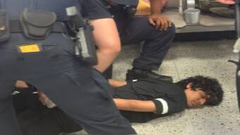 An Indian student was handcuffed, pinned on the ground at a US airport, and subsequently deported back to India. Image Courtesy: @SONOFINDIA