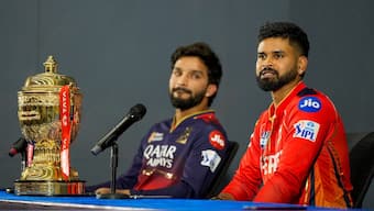 A new IPL trophy winner is guaranteed as RCB taken PBKS in 2025 final. Image: PTI
