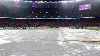 The IPL 2025 final between RCB and PBKS could be impacted by rain on 3 June in Ahmedabad. Image: Reuters 
