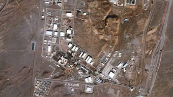 A satellite image shows the Natanz nuclear facility in Iran in this handout image dated January 24, 2025. Maxar Technologies via Reuters