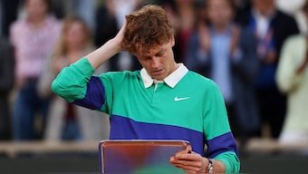 Jannik Sinner failed to convert three match points against Carlos Alcaraz in the French Open final. Image: Reuters

