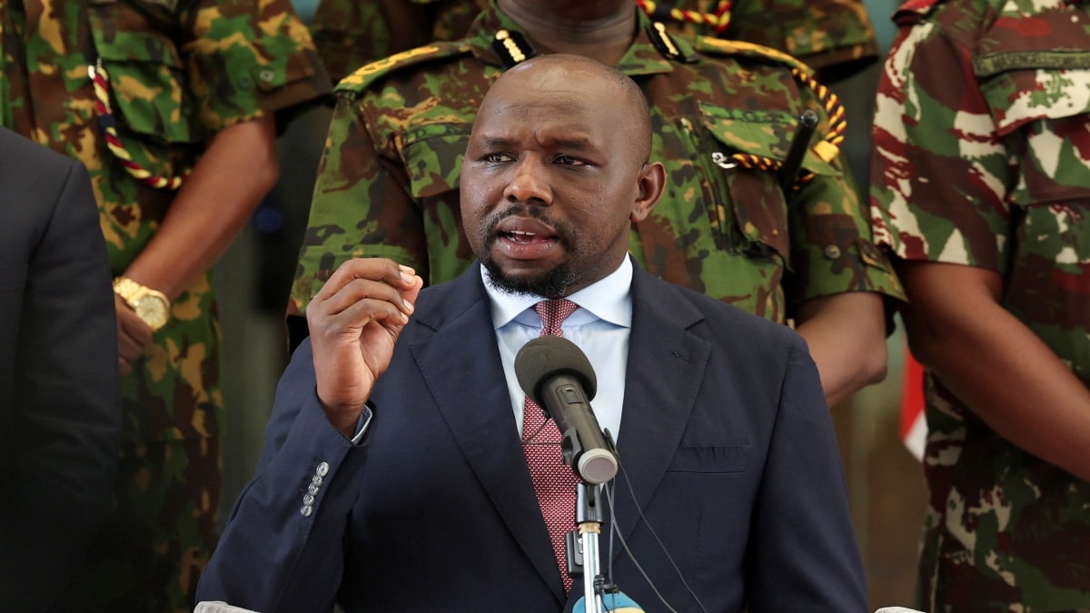 Kenya interior minister accuses protesters of plotting coup as unrest turns deadly