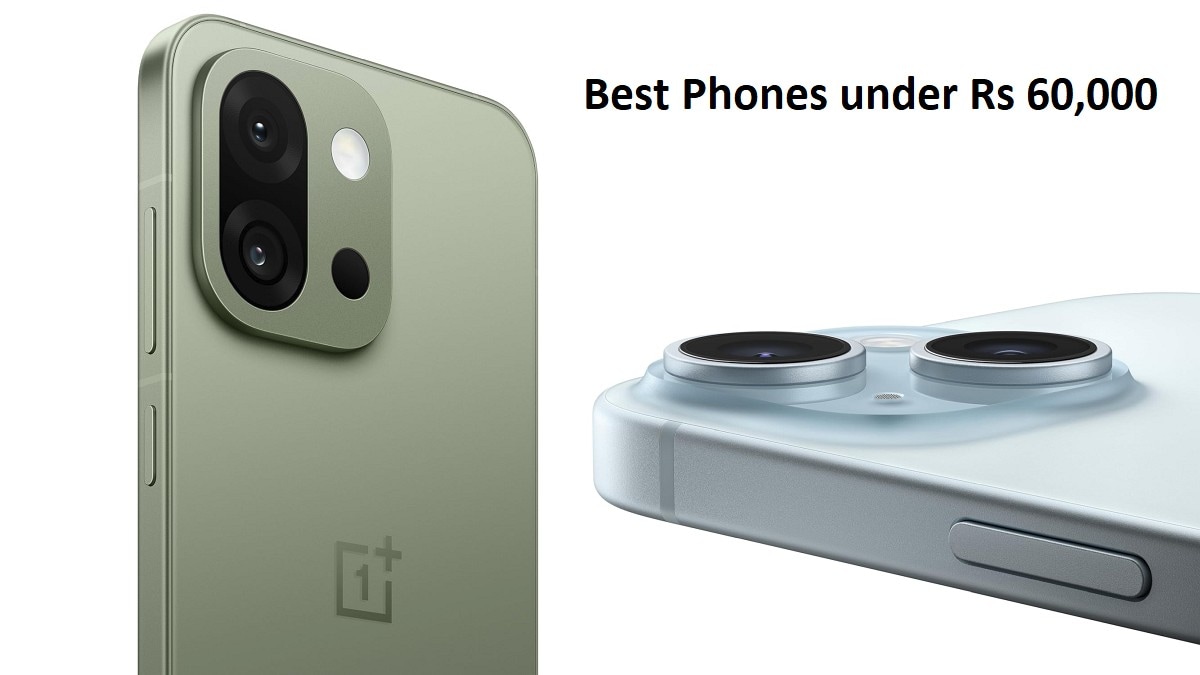 Best phones under Rs 60,000 (June 2025): OnePlus 13s, Realme GT 7 Pro to Apple iPhone 15