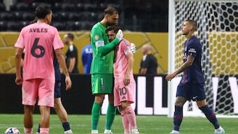 Lionel Messi's efforts to find a goal went in vain as PSG defeated Inter Miami at Club World Cup. Image: Reuters