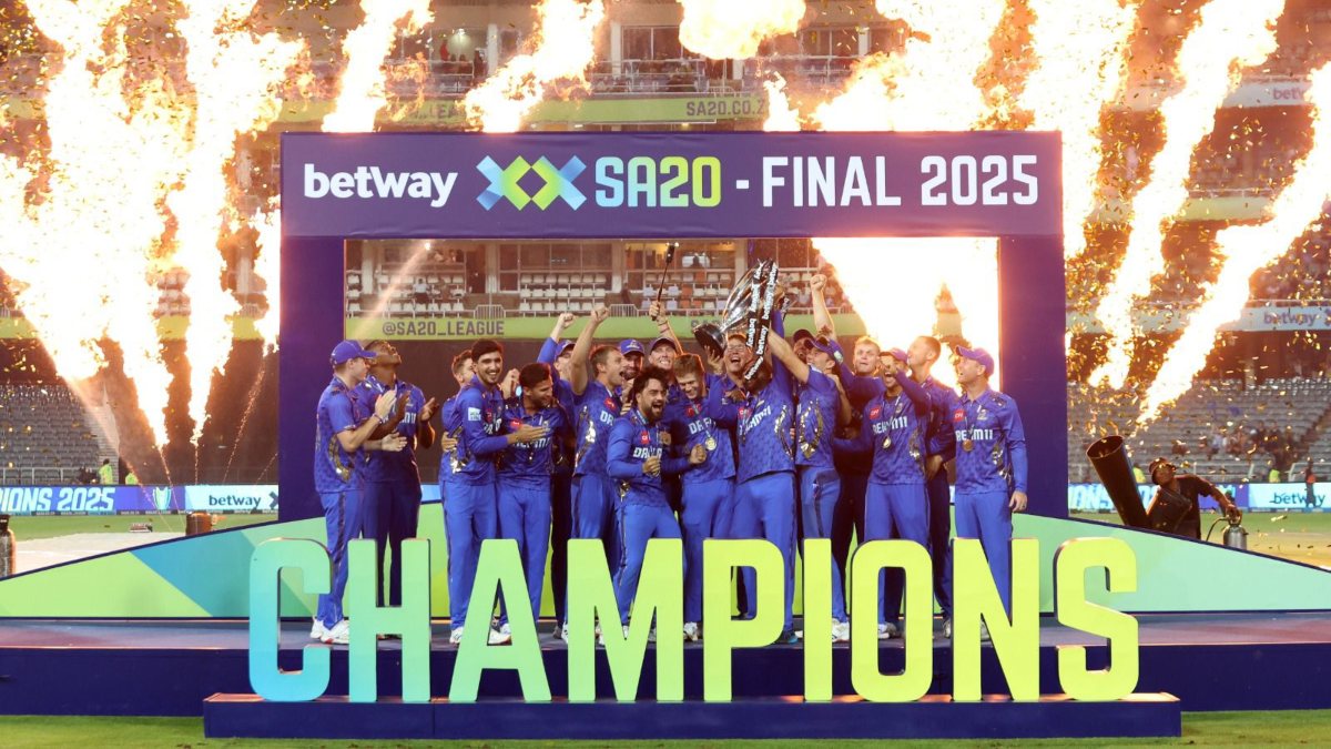 MI Cape Town won the third season of SA20 earlier this year. Image credit: SA20 MI Cape Town won the third season of SA20 earlier this year. Image credit: SA20