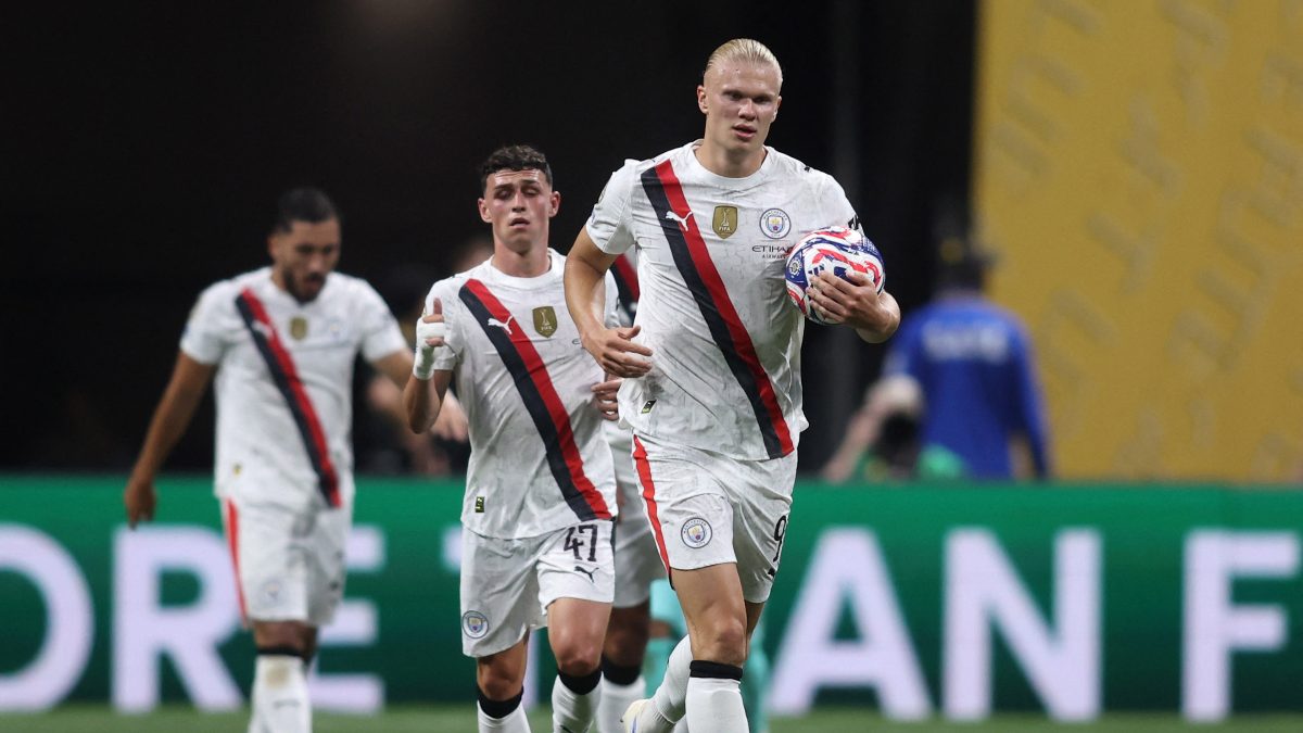 Erling Haaland was among the goal scorers as Man City thrashed Al-Ain. Image: Reuters Erling Haaland was among the goal scorers as Man City thrashed Al-Ain. Image: Reuters