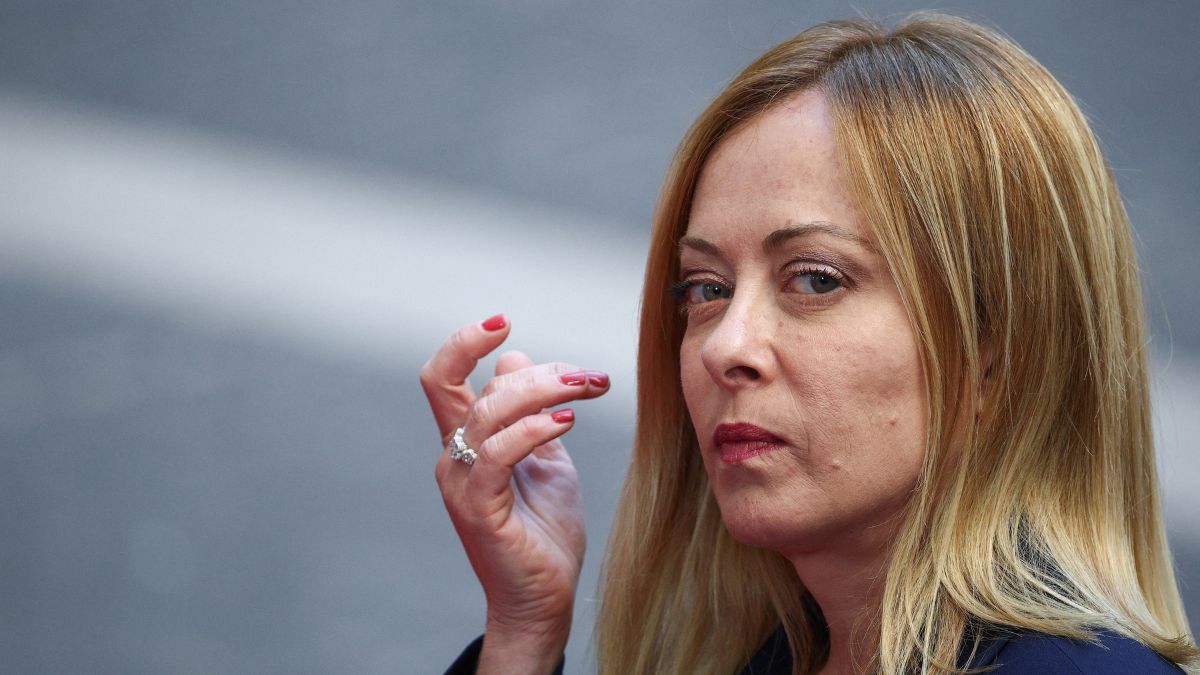 Italian Prime Minister Giorgia Meloni. File Image/Reuters Italian Prime Minister Giorgia Meloni. File Image/Reuters