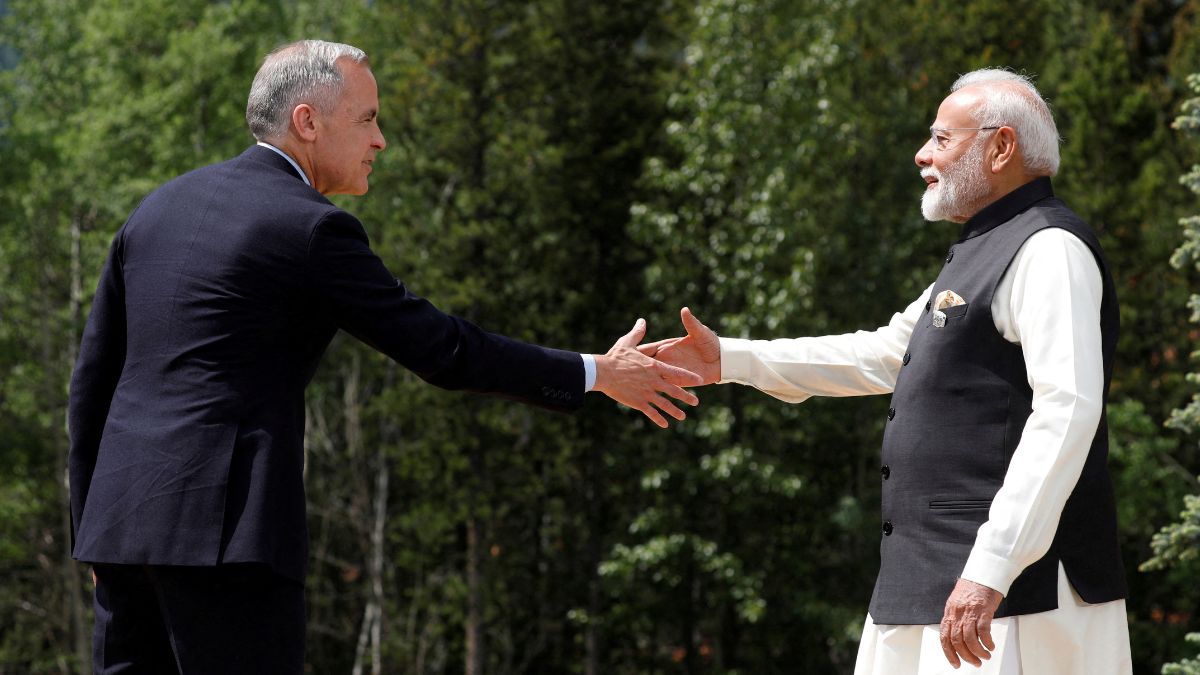 Canadian Prime Minister Mark Carney and India's Prime Minister Narendra Modi shake hands before posing for a photo during the G7 Leaders' Summit in Kananaskis, in Alberta, Canada, June 17, 2025. Reuters Canadian Prime Minister Mark Carney and India's Prime Minister Narendra Modi shake hands before posing for a photo during the G7 Leaders' Summit in Kananaskis, in Alberta, Canada, June 17, 2025. Reuters