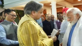 WATCH: PM Modi meets multi-party global outreach delegation members at his residence
