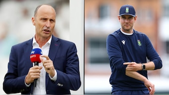 Nasser Hussain, Stuart Broad did not held back as they pointed out the errors behind Team India's defeat to England. Images: Reuters