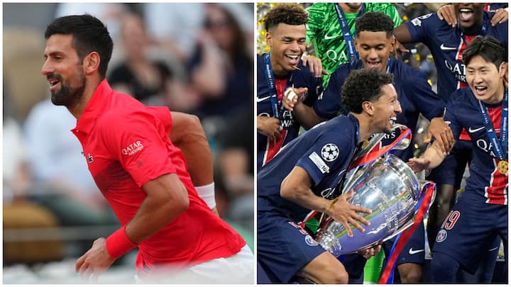 'Fun night to be in Paris': Djokovic enters French Open last-16 while crowd celebrates PSG's goals in UCL final