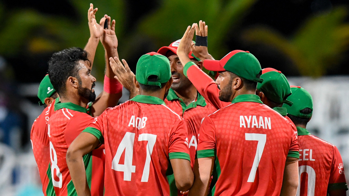 Oman got to rub shoulders with top teams such as Australia and England at last year's T20 World Cup. AFP Oman got to rub shoulders with top teams such as Australia and England at last year's T20 World Cup. AFP
