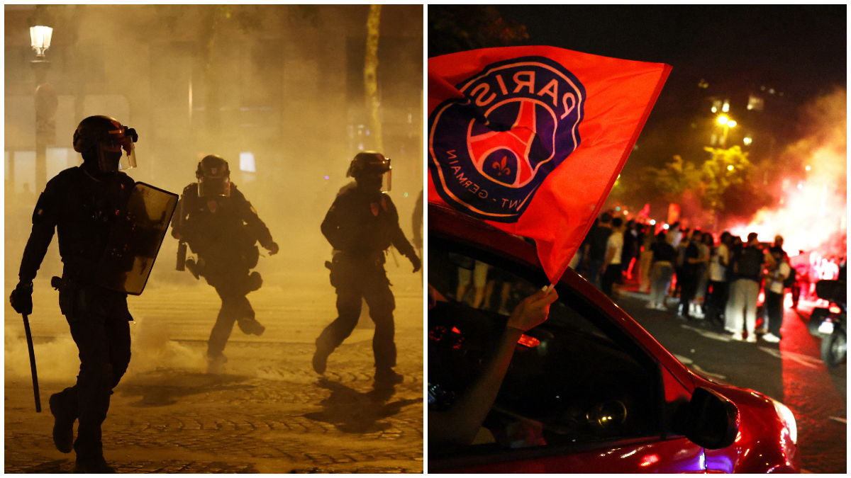Psg Riot Photos PSG Champions League victory celebrations turn deadly, lead to two ...