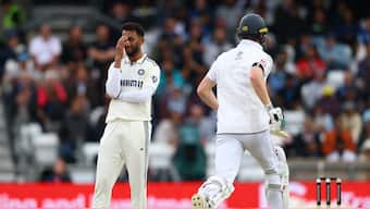 Prasidh Krishna conceded 220 runs in 35 overs and picked up 5 wickets in the 1st Test. Image: Reuters