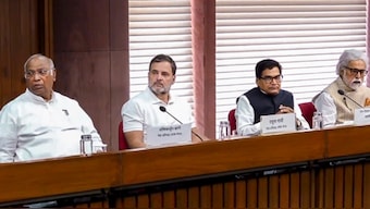 Congress President Mallikarjun Kharge, Leader of Opposition in the Lok Sabha Rahul Gandhi, Samajwadi Party leader Ramgopal Yadav and TMC's Sudip Bandyopadhyay during an all-party meeting being held over Operation Sindoor, in New Delhi, May 8.  Represenational image: PTI
