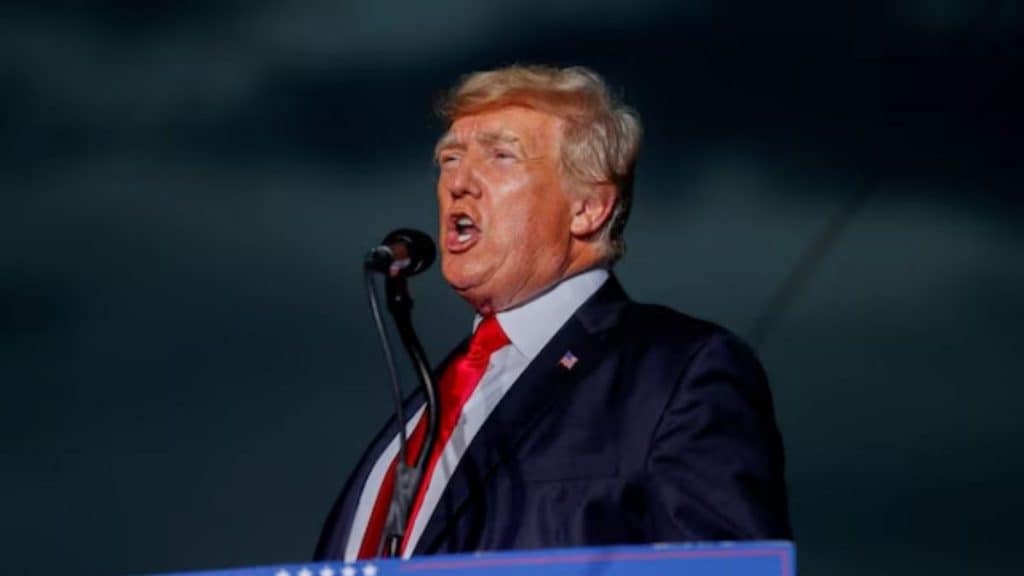 US President Donald Trump has taken a harsher line on Vladimir Putin recently. Reuters File