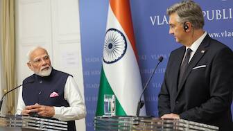 Both countries signed agreements in the presence of PM Modi and Croatian PM Andrej Plenkovic in Zagreb. Image/X/@MEAIndia