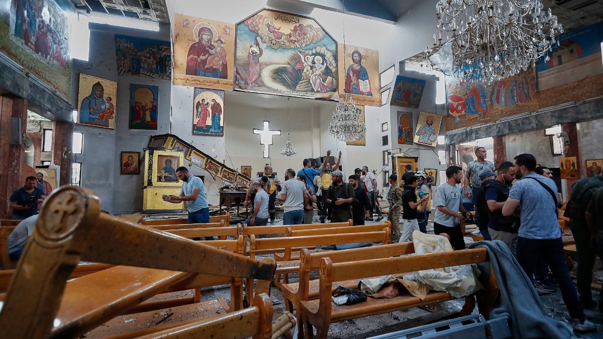 At least 20 killed in suicide bombing at Damascus church; first major attack since Assad’s fall