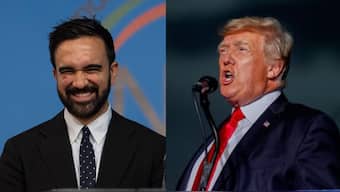 New York City’s Democratic mayoral primary Zohran Mamdani and US President Donald Trump. Image- Agencies

