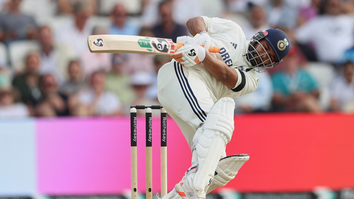 India vice-captain Rishabh Pant brought up his 7th Test century in 1st Test vs England. Image: AP India vice-captain Rishabh Pant brought up his 7th Test century in 1st Test vs England. Image: AP