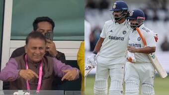 Sunil Gavaskar, KL Rahul speak on Rishabh Pant’s history-making hundred and his backstand celebration. Images: Sony Sports/Reuters
