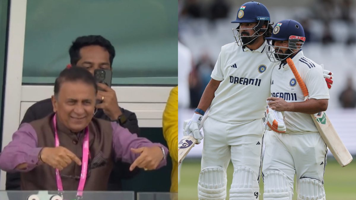 Sunil Gavaskar, KL Rahul speak on Rishabh Pant’s history-making hundred and his backstand celebration. Images: Sony Sports/Reuters
Sunil Gavaskar, KL Rahul speak on Rishabh Pant’s history-making hundred and his backstand celebration. Images: Sony Sports/Reuters