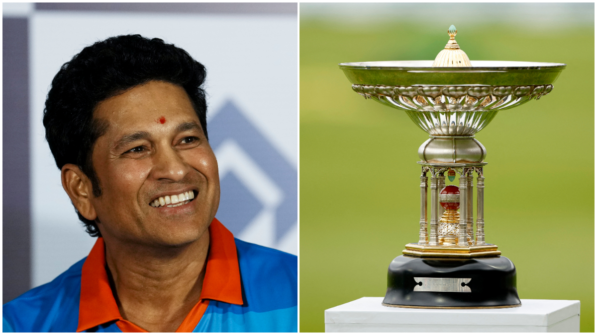 Sachin Tendulkar has pushed for MAK Pataudi's legacy to be preserved in England-India Test series following the ECB's decision to rebrand the winner's trophy as 'Anderson-Tendulkar Trophy'. PTI/Reuters Sachin Tendulkar has pushed for MAK Pataudi's legacy to be preserved in England-India Test series following the ECB's decision to rebrand the winner's trophy as 'Anderson-Tendulkar Trophy'. PTI/Reuters