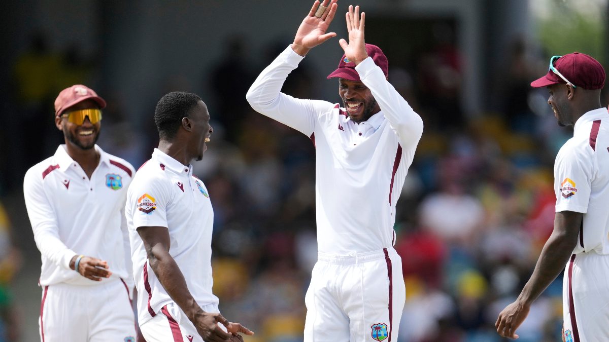 Shamar Joseph took four wickets as Australia were bowled out for just 180. Image: Reuters Shamar Joseph took four wickets as Australia were bowled out for just 180. Image: Reuters