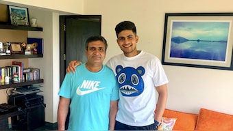 Lakhwinder Singh Gill played a major role in shaping son Shubman's cricketing skills at an early age. Image credit: Instagram/shubmangill