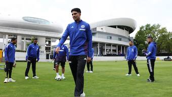 Newly-appointed India Test captain Shubman Gill at a training session ahead of the five-match Test series in England. Image credit: BCCI