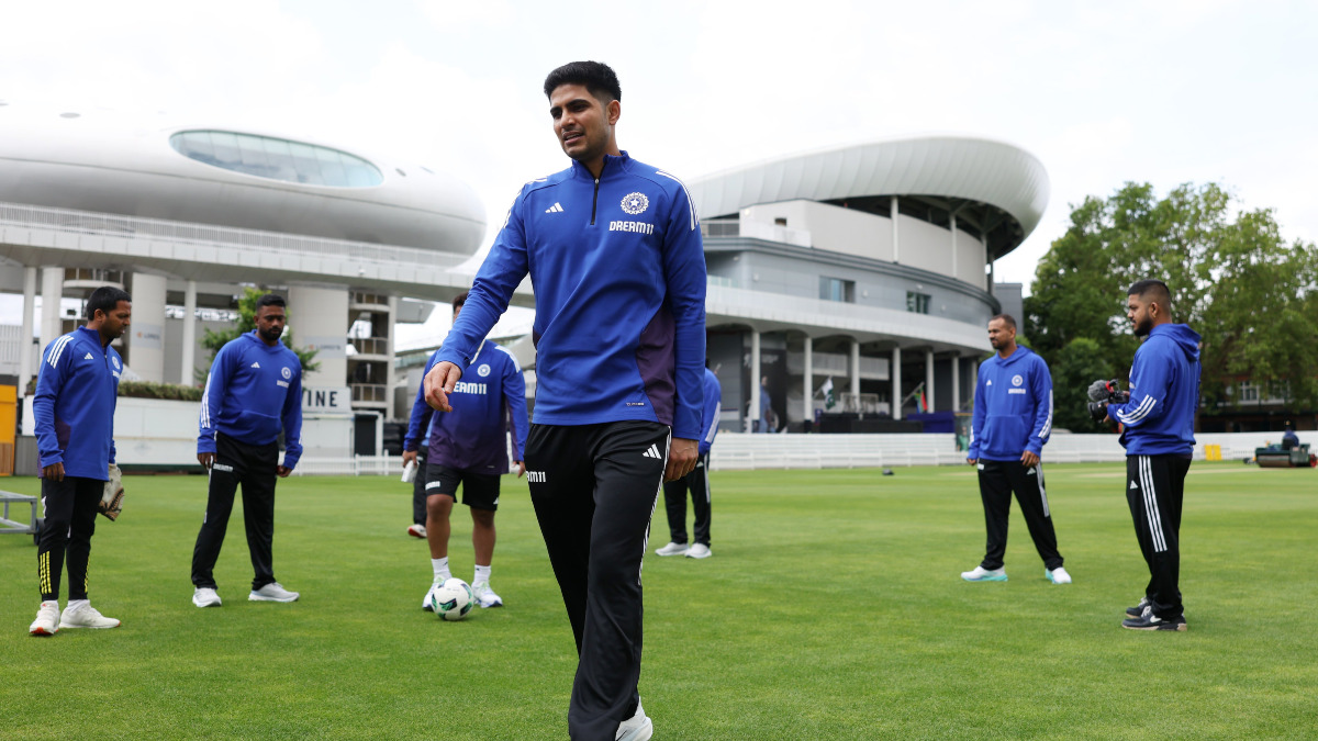 Newly-appointed India Test captain Shubman Gill at a training session ahead of the five-match Test series in England. Image credit: BCCI Newly-appointed India Test captain Shubman Gill at a training session ahead of the five-match Test series in England. Image credit: BCCI
