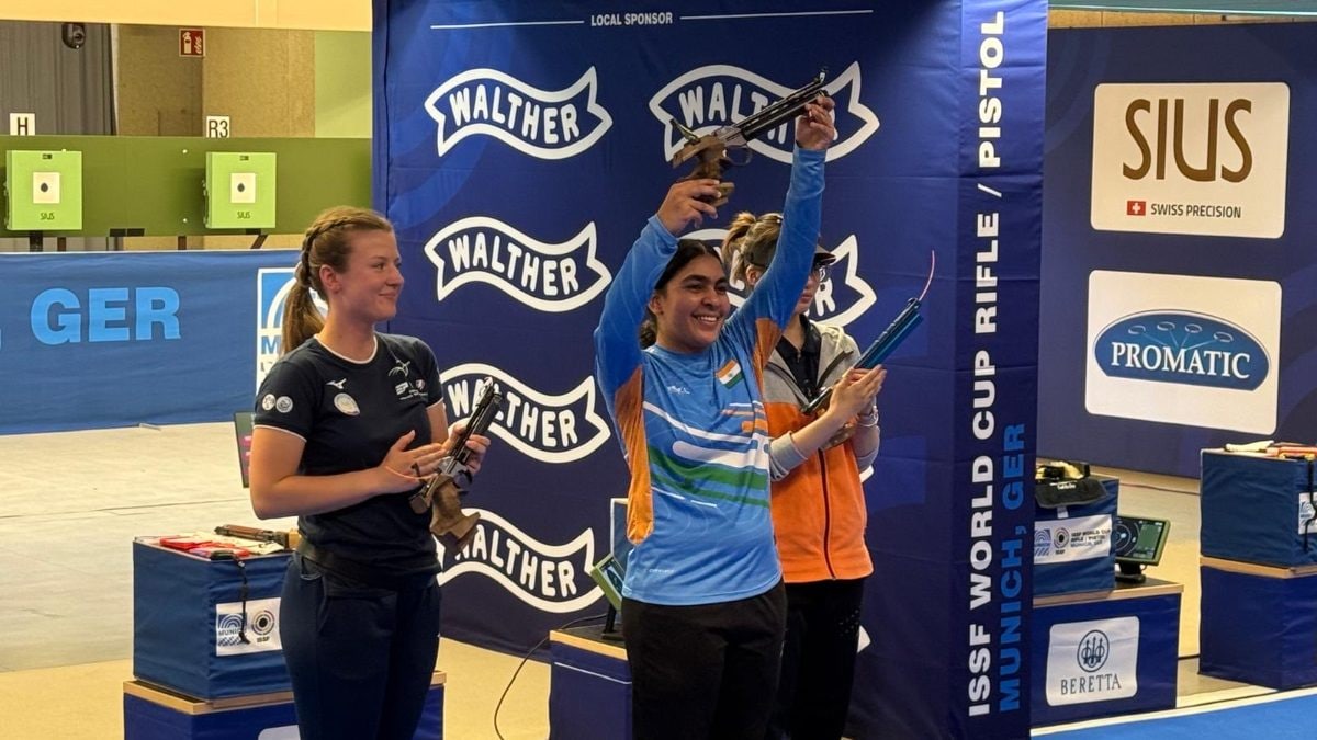 Sensational Suruchi Singh completes hat-trick of World Cup gold medals at ISSF World Cup in Munich