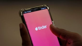 The dating app Tinder is shown on a mobile phone in this picture illustration taken September 1, 2020. File Image/Reuters