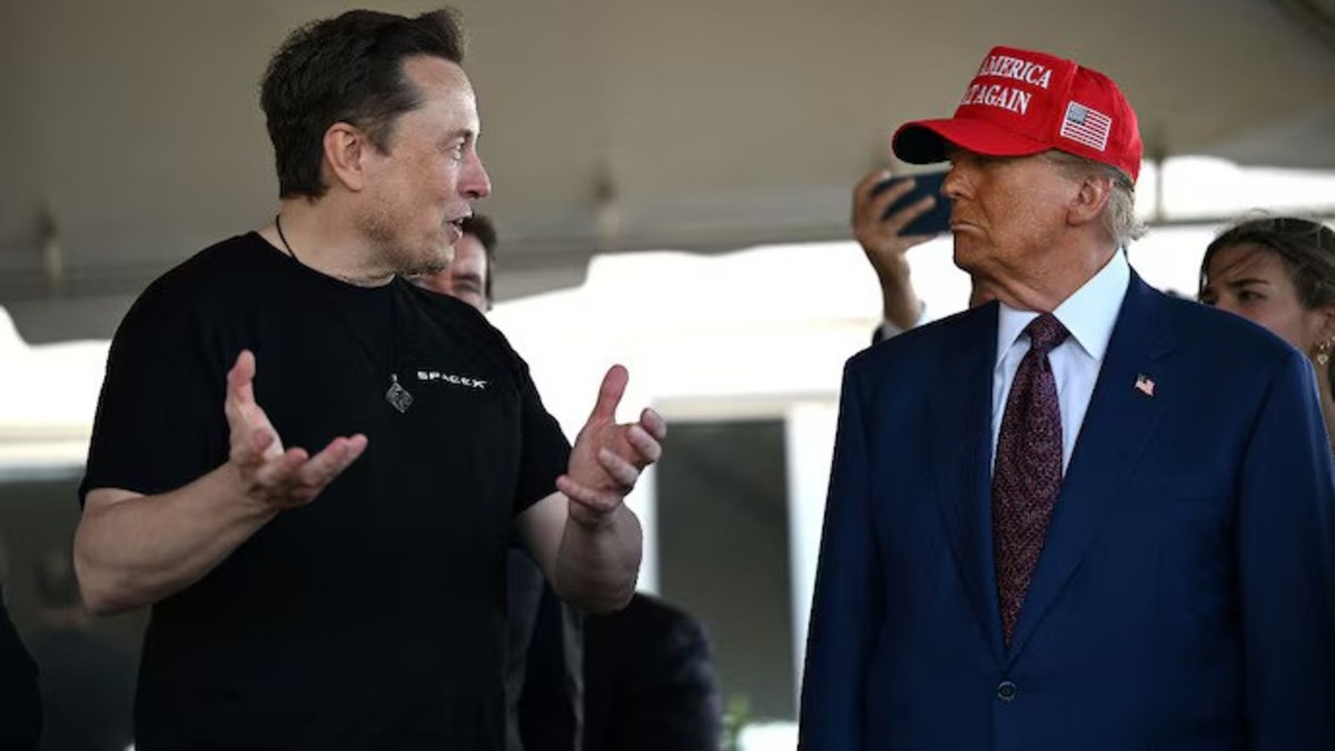 Both Musk and Trump love the limelight, with relish that is compulsive. Image: Reuters Both Musk and Trump love the limelight, with relish that is compulsive. Image: Reuters