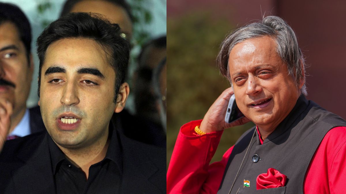 Bilawal Bhutto and Shashi Tharoor. AP/PTI Bilawal Bhutto and Shashi Tharoor. AP/PTI